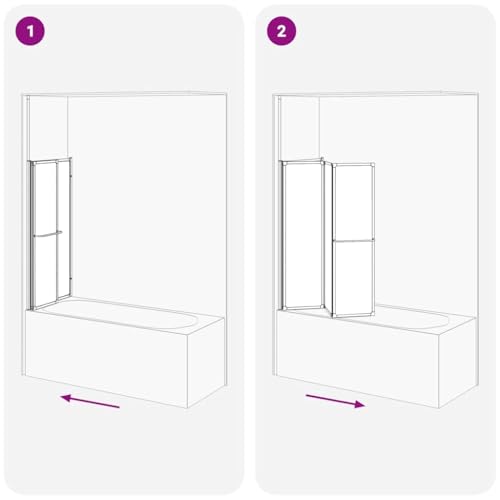 Écran de bain pliable et étanche pour optimiser la douche - 8