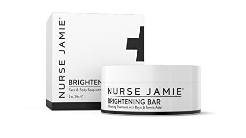 Nurse Jamie Brightening Bar with Exfolibrush – Dual-Action Cleansing & Treatment Bar with Kojic Acid & Tannic Acid for Even Skin Tone2