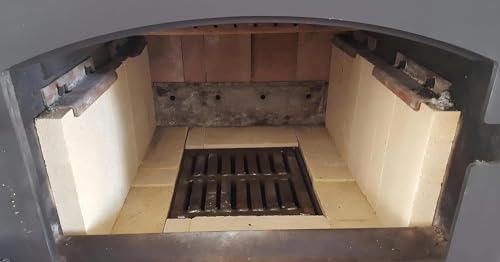 USM-4 Heavy Duty Firebricks 4-Pack Fireclay, Chamotte 3000F US Stove 9" x 4-1/2" x 1-1/4" Insulating, Replacement Fire Bricks for Fireplaces, Wood Stoves, Pizza Ovens, Steel Furnaces, Forge