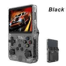 Image of Retro Gaming Console R36S Handheld with 10000+ Preloaded Games, 3200mAh Battery, 4K Ultra HD Output, Portable Game Box for Travel & Home