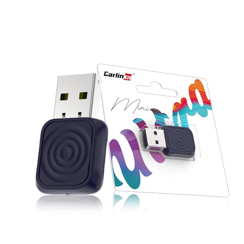 Carlinkit Adaptador inalámbrico Mini Ultra CarPlay para iPhone, adaptador automático inalámbrico para Android, convierte con cable a CarPlay inalámbrico y Android Auto, configuración Plug and Play
