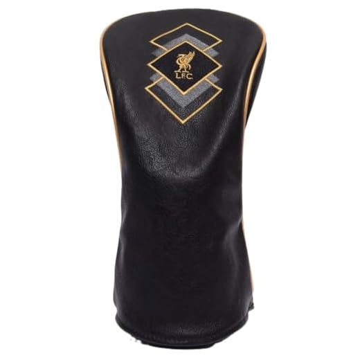 Liverpool F.C. Golf Driver Head Cover, 460cc, Polyurethane with Velour Interior, Black