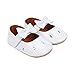 MRULIC Kleinkind Baby MäDchen Walkers Schuhe Princess Schuhe Mit Bowknot Casual Flache Schulschuhe Mary Jane Uniform Schuhe(Weiß,20)