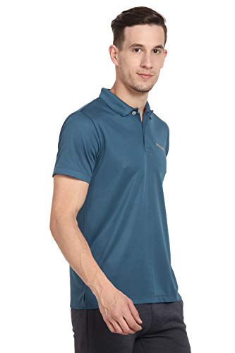 Image of OFF LIMITS Men CORE Polo Seaport Blue Polo T Shirt