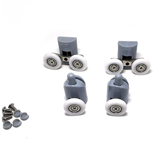 Ruedas de mampara para cuarto de ducha rodillos de repuesto de 22mm
