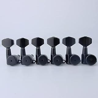 VUBLY 1 ensemble d’accordeurs verrouillables pour guitare électrique, têtes de machine d’accordeurs dorés, noirs… - Les Beatles, Paul McCartney, John Lennon, RIngo Starr, George Harrison VUBLY 1 ensemble d'accordeurs verrouillables pour guitare électrique, têtes de machine d'accordeurs dorés, noirs… – Image 7