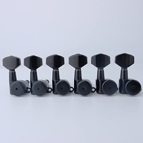 VUBLY 1 ensemble d’accordeurs verrouillables pour guitare électrique, têtes de machine d’accordeurs dorés, noirs… - Les Beatles, Paul McCartney, John Lennon, RIngo Starr, George Harrison VUBLY 1 ensemble d'accordeurs verrouillables pour guitare électrique, têtes de machine d'accordeurs dorés, noirs… – Image 8