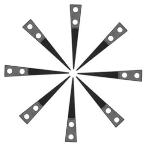 Homsfou NG10 Keramik Industrie-Pinzetten Set 4 Paar