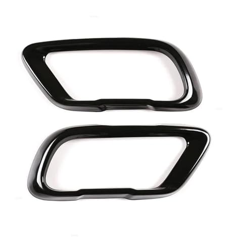 Coche Escape Cola Para B&MW X5 G05 X6 G06 X7 G07 Embellecedor Salida Tubo Escape Acero Inoxidable/negro Brillante