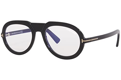 Tom Ford Brillen FT 5756-B BLUE FILTER SHINY BLACK/BLUE FILTER 53/20/145 Damenbrillen