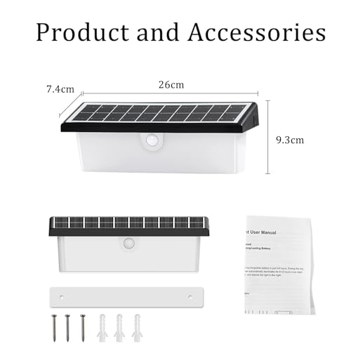 Éclairage mural solaire étanche IP65 pour sécuriser votre garage sombre