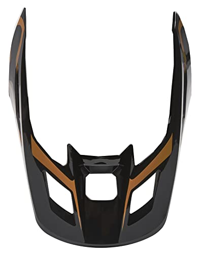 Visière Fox Racing V2 noir et doré rechange casque L