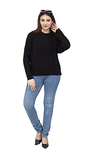 Image of Jai Geeta Hosiery Mills Launches Designer and Knitted Pullover Women Sweater These can be paired with Jeans and Legging in Winter Season Trendy Fashionable Solid