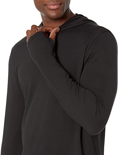 Amazon Essentials Men's Active Quick Dry Tech Stretch Long-Sleeve Hooded Pullover T-Shirt3