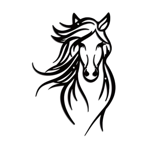 WADORN Lustiges Pferde Wanddeko Aus Metall, 23x34cm Künstlerische...