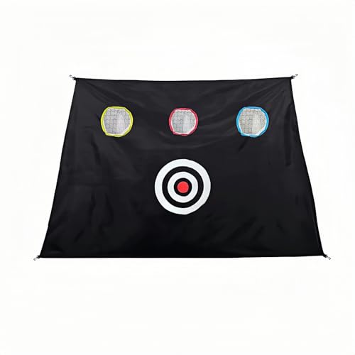 ゴルフ打撃ネットシステムゴルフ ターゲット 標的 ターゲットシート 練習用 屋外 室内 簡単設置 静音 スイング ショット 練習器具 自宅 庭 ガレージ 厚手 丈夫