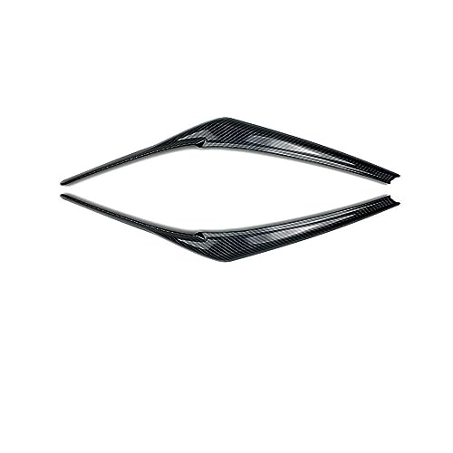 Sourcils de phares Camry 2018-2023 finition premium noir brillant en ABS haute résistance