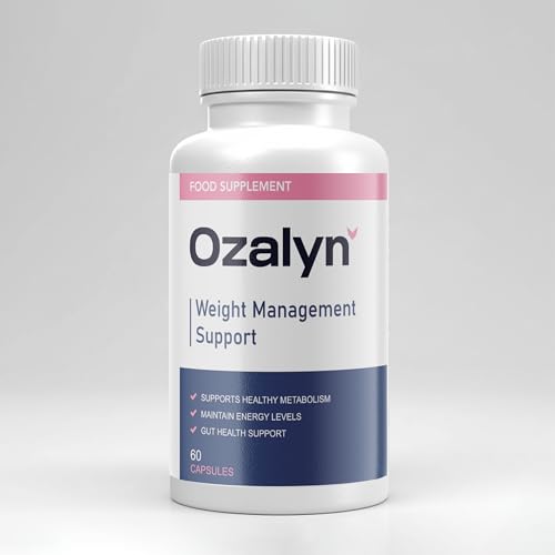 Ozalyn 60 Capsules 1 Month Supply - Healthy Metabolism & General Wellness Support Supplement - All Natural Non GMO Vegan Friendly Formula