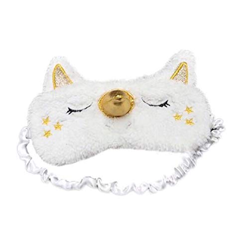 Image of Jenna Eye Mask For Dark Circles, Cooling Eyes, Pain Relief, Redness, Eye Cooling Gel Pad Stretchable For Eye Relaxing, Sleeping Mask (Unicorn Gold)