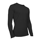 Icebreaker Men's Long Sleeve Atlas T-shirt, Black, Large