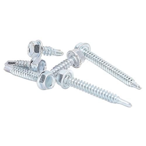 110 Pzs Tornillos M4.2 Autoperforantes Hexagonal miniatura 7