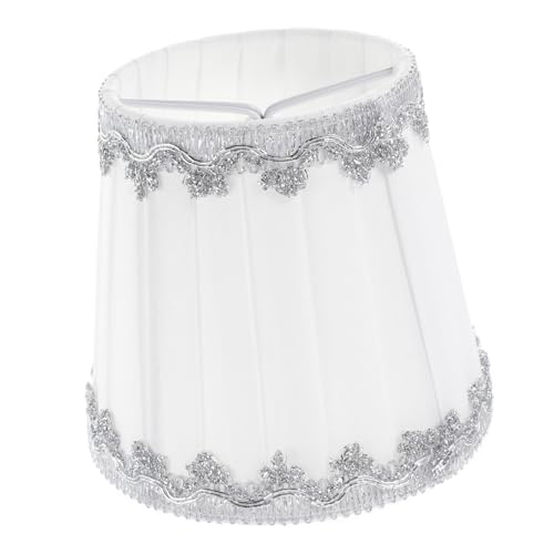 EXAOMBLE 欧式百折褶?布製ランプシェード 天井 壁 ベッドサイド灯対応 多機能で耐久性あり 室内装飾用 簡潔設計実用的