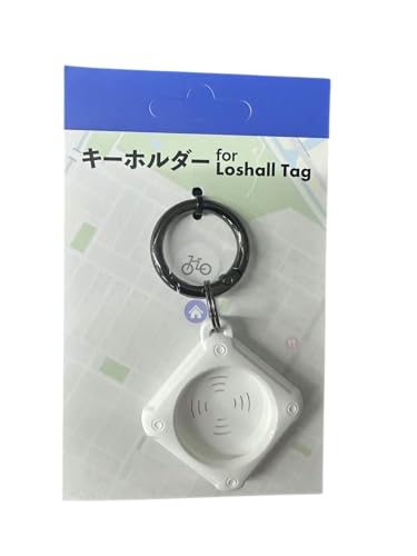 �V���R���L�[�z���_�[�^�^�O�z���_�[ for Loshall Tag ���[�V�����^�O AirTag�Ή� ���]�� �L�[�z���_�[ �z���C�g �G�A�^�O �X�}�[�g�^�O LoshallTag ���[�V�����^�O LTG �����h�~�^�O [Phone/iPad/Apple W