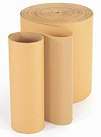 YNK Brown Packaging Corrugated Paper Roll 5 Meter x 28 Inch - 4 mm Thickness Jute Rope (25 Meter) Free With This Product