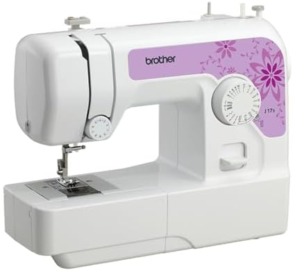 Bild 3 - Brother J17s Nähmaschine, halbautomatisch, elektromechanisch – weiß, 4-Step-Knopfloch, 4 mm