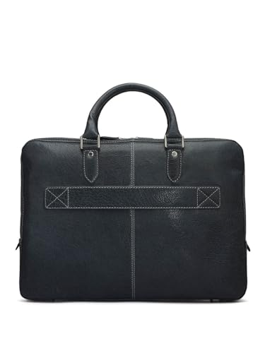Image of Da Milano Leather Laptop Bag for Men & for Women - Fits Upto 15 inch Laptop