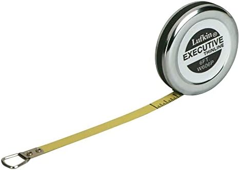 Lufkin 6mm x 2m Executive Diameter Yellow Clad A20 Blade Pocket Tape Measure - W606PM