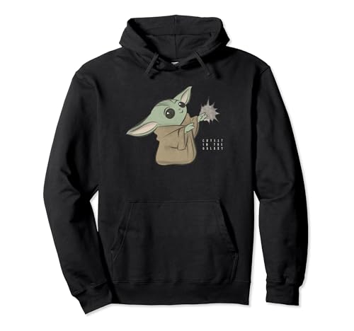 Sweat Grogu Star Wars chaud et confortable avec poche kangourou