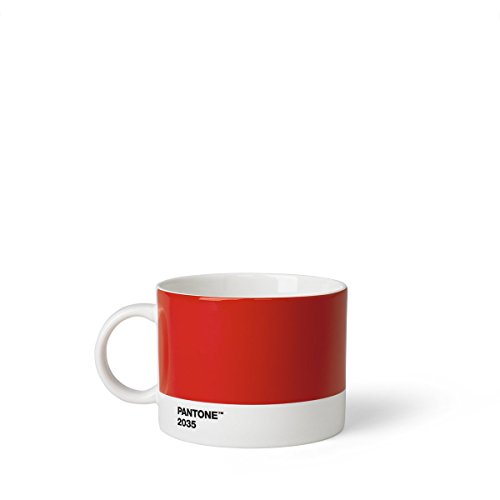 Taza Pantone Copenhagen de cerámica roja 475 ml