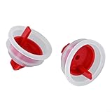 Honseadek Ersatz-Membran-Unterlegscheibe für 43758 Membran-Impulsventil, seitlicher und unterer Eingang, WC-Spülkasten, Einlassventil-Reparaturset, 2 Stück