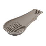Reposa utensilios para encimera de cocina: apto para lavavajillas, se recomienda lavar a mano para prolongar la vida útil del producto, reposa utensilios de cocina