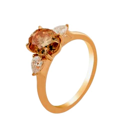 Bague d'anniversaire en moissanite et argent, cadeau de décembre