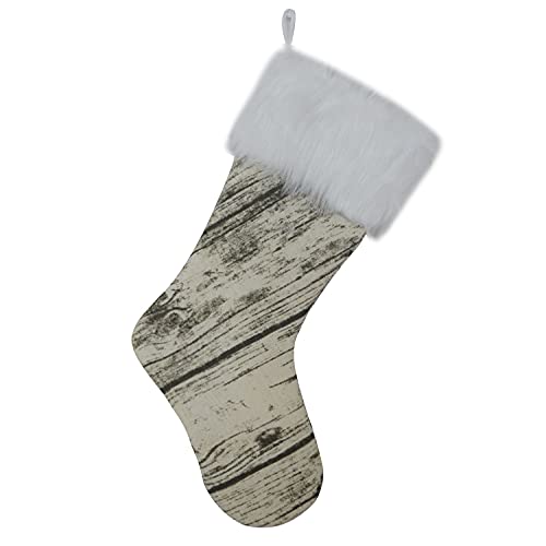 DUO ER 5 stücke Gedruckt Leinwand Weihnachtssocken Weihnachtsstrümpfe Geschenk Tasche Socken Mund Pelz Dekoration Cover