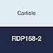 Carlisle RDP158-2 Super Vee Band- Banded Belts, DP Section, Rubber, 2 Bands, 3/4" Width, 164.3" Length