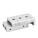 MXS8 serie corredera de mesa de aire carril de doble varilla cilindro neumático diámetro 8 mm carrera 10-75mm MXS8-20 MXS8-30 MXS8-50A/AS/AT/B/BS/BT