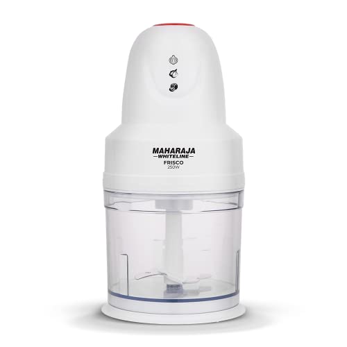Maharaja Whiteline Frisco 800ml Electric Chopper, 250W- EC-102 (White), 2 Year Warranty