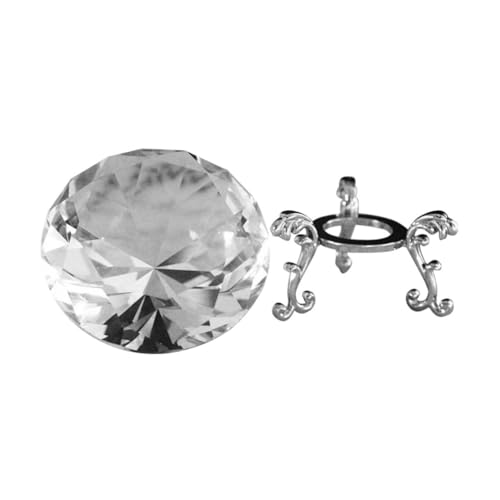 Ornement diamant réaliste en verre, cadeau idéal pour des fiançailles