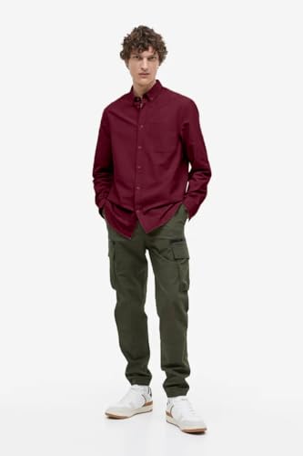 Image of BE ACTIVE Men's Oxford Cotton Lycra Casual Shirt || Men Stylish Shirt || Full Sleeves || Simple Shirt for Men || Timeless Style & Comfort