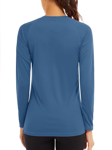 TACVASEN Womens Long Sleeve Tops UV Sun Protection Shirt UPF 50+ Outdoor Performance T-Shirt - Image 3