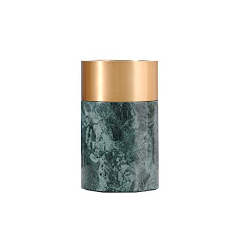 Vase en marbre vert idéal pour terrasse couverte et salon