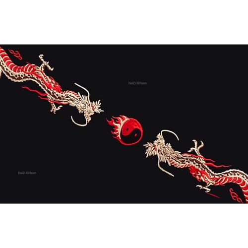 Men's Japanese Streetwear Jogger Pants for Men Red Dragon Embroidered Drawstring Pants Mens Baggy Casual Trouser3