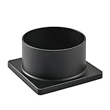 Outdoor Pier Mount Base, Pier Mount Adapter for 3" Diameter Stub Post, Post Light Base Mount for Dec