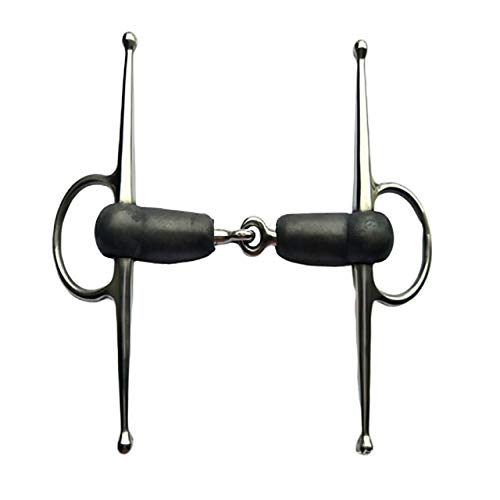 Bouche Cheval Acier Inoxydable équitation Bit équitation équipement de Course Snaffle de Liaison cuivre Bit équestre Décoration Accessoires (Color : 140mm)