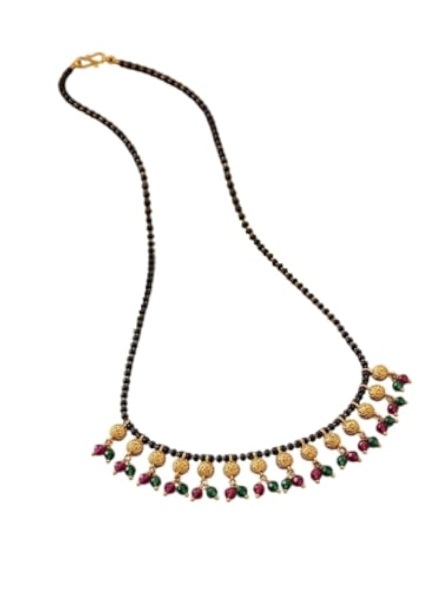 Women's Marble Mangalsutra Necklace, Elegant Design