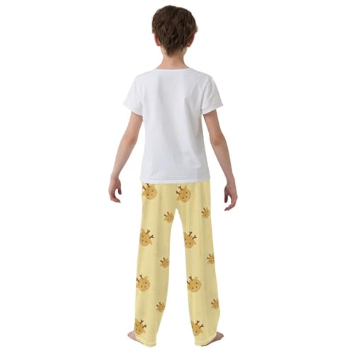 Boys' Pants Christmas Animals Deers Dots Long Bottoms Jogger Pants Elastic Waist Trousers with Pockets S-XL3