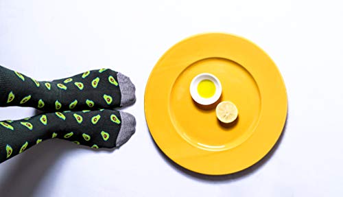 Mint & Oak Printed Crew Socks For Men, Soft Cotton Calf Length Socks, Colorful Sock Gift For Men, Anti-Microbial & Odour Free, Funky Socks - Gift Box of 3